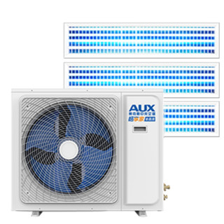 AUX 奥克斯 中央空调4匹 一拖三一级能效 两室一厅DLR-H100W(G1)