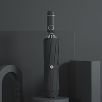 左都（ZUODU） 雨伞全自动加大全男士折叠反向伞女晴雨两用黑伞雨具 石墨黑