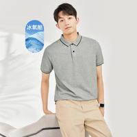 GIORDANO 佐丹奴 春夏冰氧吧凉感polo衫男士上衣珠地布短袖POLO衫男士