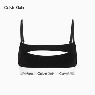 卡尔文·克莱恩 Calvin Klein 内衣女士性感镂空细肩带无钢圈背心文胸QF7387AD