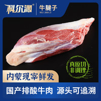 Kerchin 科尔沁 牛腱子冷鲜清真牛肉3斤装草原新鲜黄牛肉原切肉不拼接