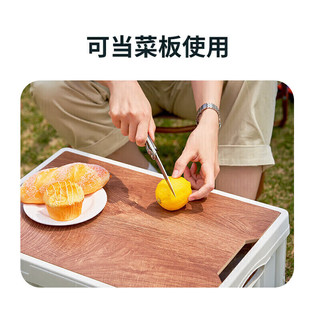 尚烤佳（Suncojia） 户外便携收纳箱 可折叠收纳箱 露营木板整理箱 车载储物箱 大号