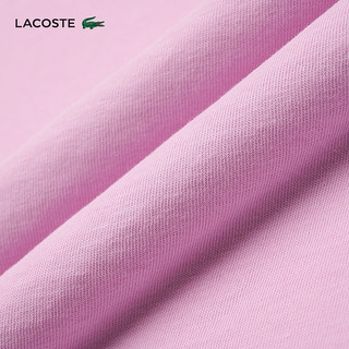 LACOSTE法国鳄鱼童装24夏季趣味百搭短袖T恤TJ7659 IU9/粉色 14A