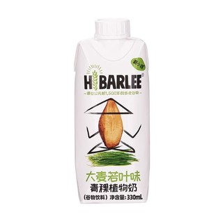 HI BARLEE 青稞植物奶 大麦若叶味  330ml*6瓶