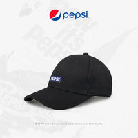 pepsi 百事 鸭舌帽新款百搭帽子女潮ins炸街遮阳帽棒球帽显瘦