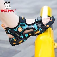 百亿补贴：BoBDoG 巴布豆 童鞋男童凉鞋2024新款夏季中大童防滑软底学生儿童沙滩鞋子