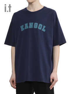 KANGOL it 男装宽松短袖T恤2024夏季简约日常款半袖23KL05MM YEX/黄色 S