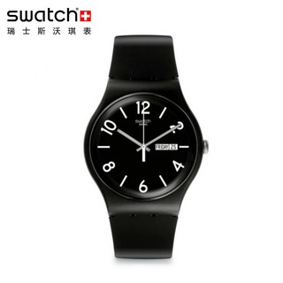 swatch 斯沃琪 瑞士手表 原创系列时尚简约个性石英男女表SUOB715