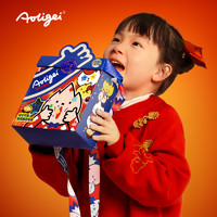 AOLIGEI 奥力给 跳跳糖麦丽素巧克力纯可可脂送小孩子儿童节日礼物盒零食品大礼包
