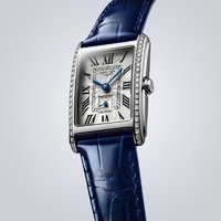 LONGINES 浪琴 瑞士手表 黛绰维纳系列 石英皮带女表L52550717