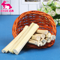 JESSIE 洁西 兔子兔粮磨牙成兔幼兔龙猫豚鼠磨牙零食咬木枝甜竹 100g