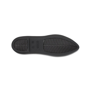 卡骆驰crocs布鲁克林尖头平底鞋女士休闲鞋|210169 黑色-001 40(260mm)