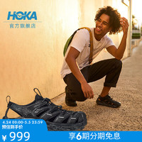 HOKA ONE ONE 男女款夏季溯溪鞋霍帕拉 HOPARA「OG」透气舒适新款 黑色/城堡灰 40.5