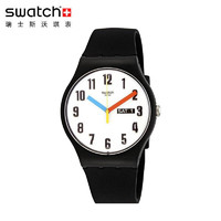 swatch 斯沃琪 瑞士手表 经典简约学生彩色 石英男女表 SUOB728