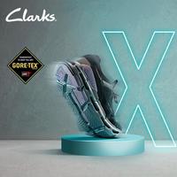 Clarks 其乐 自然系列男鞋时尚潮流系带低帮防泼水休闲运动鞋 黑色 261735417 42