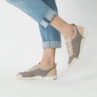 限尺码：Clarks 其乐 TriAmelia  Lace三瓣鞋低帮系带女士休闲鞋