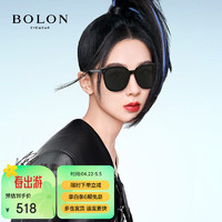 BOLON 暴龙 眼镜女猫眼太阳镜杨幂同款偏光墨镜潮BL3082 C10