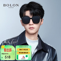 BOLON 暴龙 男女款太阳镜 BL3081C10 偏光款 黑框灰色镜片 63mm