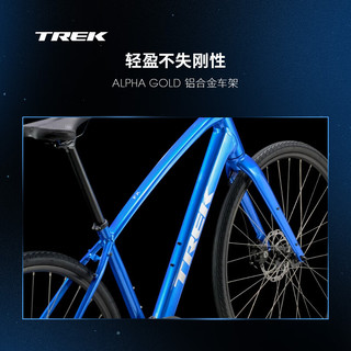 崔克（TREK）FX 1 内走线轻量碟刹通勤多功能自行车平把公路车 高山蓝色 门店提取 S（身高155-165CM） 16速