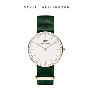 Daniel Wellington DanielWellington）DW手表男女表36mm尼龙带石英腕表DW00100397