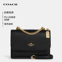 COACH 蔻驰 女士小号单肩斜挎包黑色牛皮革C9949IMBLK