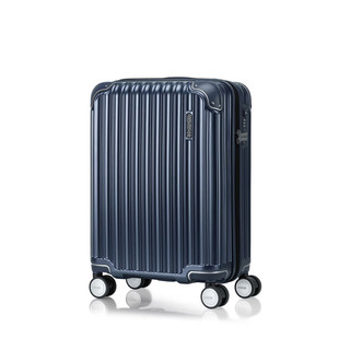 美旅 箱包八轮旋转拉杆箱时尚旅行行李箱轻便密码箱NL7深蓝色20英寸