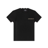 EMPORIO ARMANI 男士打底T恤 黑色 111267 3R717 23820 M