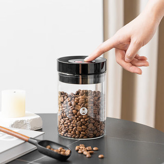 泰摩可抽真空玻璃密封罐 咖啡豆密封罐 咖啡豆罐茶叶罐