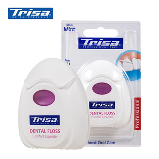 TRISA瑞士 优护牙线系列 优护膨胀牙线 40米