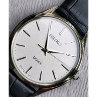 SEIKO 精工 石英男表 蓝宝石玻璃不锈钢材质 日常生活防水简约休闲腕表 SACM171（表芯： 8J41）