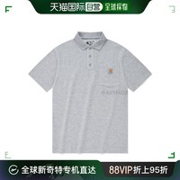 carhartt 韩国直邮Carhartt Polo衫 卡哈特/K570/POLO/短袖T恤/灰色