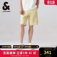 杰克琼斯 杰克·琼斯（JACK&JONES;）春夏男士舒适时尚个性运动纯色休闲短裤男装22429F011 A04干草 170/76A/SR