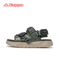 卡帕（Kappa）丛林狮子运动凉鞋夏季高级感外穿防滑休闲沙滩鞋 苜蓿绿 38