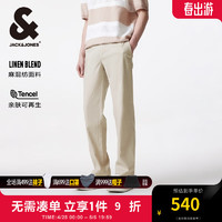 杰克·琼斯（JACK&JONES）夏季季款男士休闲裤含天丝环保面料纯色双侧插袋长裤男224214027 岩石色C45 岩石色C45 190/92A/XXLR