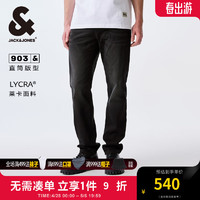 杰克·琼斯（JACK&JONES）春夏男士时尚舒适潮流个性百搭男友深灰牛仔裤男装224232076 A16深灰牛仔 常规 A16深灰牛仔 180/86A/LRW