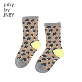 jnby by JNBY江南布衣童装袜子中筒袜男女童24春6O2N12840 673/灰粉系 28