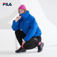 FILA 斐乐 长袖翻领棉服女时尚休闲开衫保暖外套面包服欧版 冲浪 S