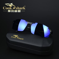 cookshark 库克鲨鱼 cook shark库克鲨鱼太阳镜男士偏光司机镜开车驾驶男款眼镜潮墨镜