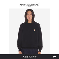 Maison Kitsune 男女同款 SS24春夏竞速狐狸圆领套头卫衣 P199【黑色】 M