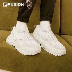 FILA 斐乐 FUSION斐乐硬糖鞋女鞋老爹鞋增高厚底休闲运动鞋跑步鞋