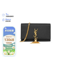 YVES SAINT LAURENT YSL）SAINT LAURENT PARIS 女士黑色单肩包 742833 BOW0J 1000