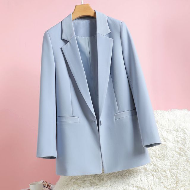 TERRE BLEUE 小西装外套女高级感2024新款春季韩版小个子垫肩外套