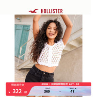 HOLLISTER24春夏辣妹宽松高腰黑色牛仔热裤短裤 女 357997-1 黑色 000 (160/58A)