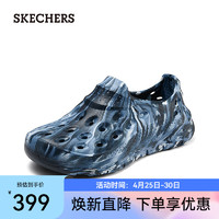 SKECHERS 斯凯奇 男子一脚蹬洞洞鞋243243 海军蓝色/多彩色/NVMT 45