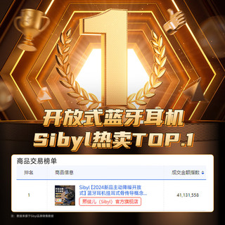 SIBYL 熙彼儿 蓝牙耳机挂耳式骨传导概念开放式真无线不入耳亲肤超舒适运动跑步高端商务