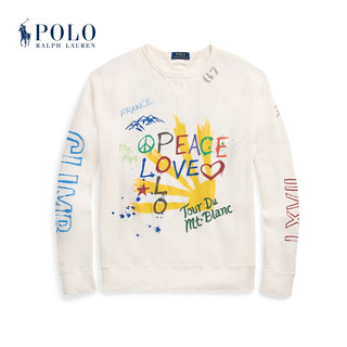 Polo Ralph Lauren 拉夫劳伦 男装 24年春Peace Love Polo套头衫RL17989 100-米白色 L