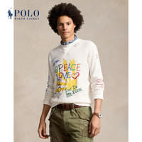 Polo Ralph Lauren 拉夫劳伦 男装 24年春Peace Love Polo套头衫RL17989 100-米白色 L