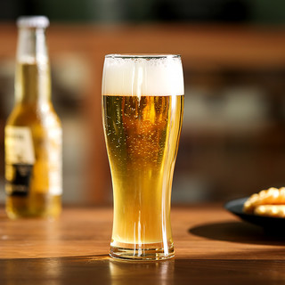 TOYO-SASAKI GLASS【品牌官旗】东洋佐佐木强化玻璃日式简约透明水杯啤酒杯 薄氷强化啤酒杯