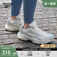 Reebok 锐步 官方女VECTOR RUNNER经典复古运动休闲清新配色老爹鞋