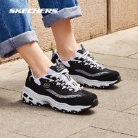 百亿补贴：SKECHERS 斯凯奇 女鞋经典小香风格纹花边熊猫鞋老爹鞋厚底运动鞋